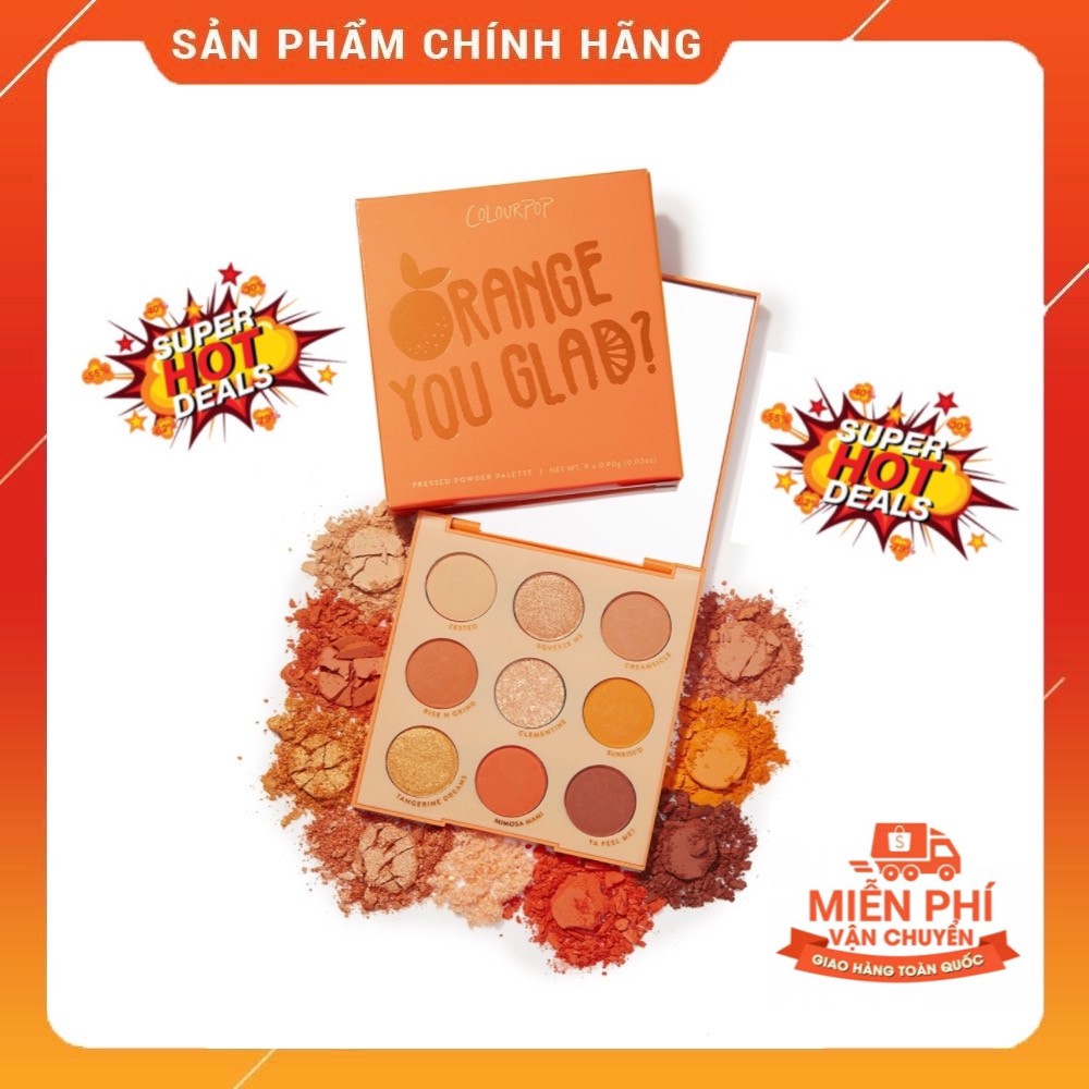 Bảng mắt Colourpop Orange You Glad Eyeshadow Palette