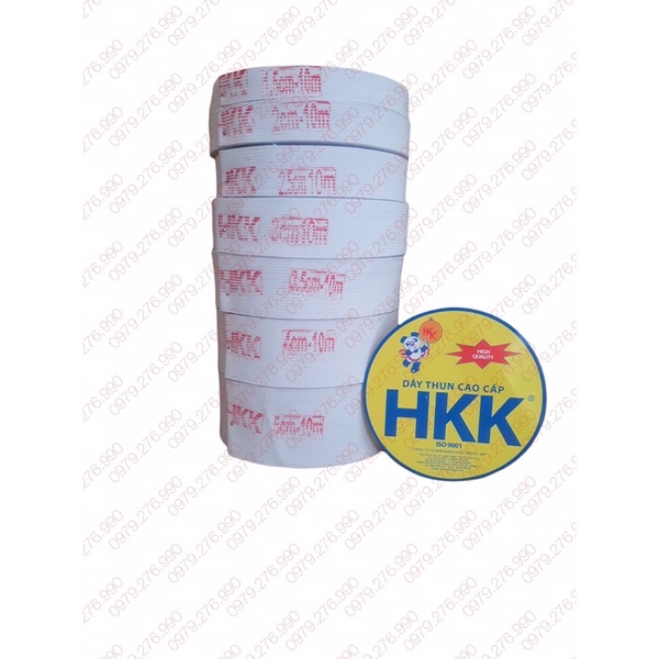 Chun HKK 2cm- thun 2cm - cuộn 10m