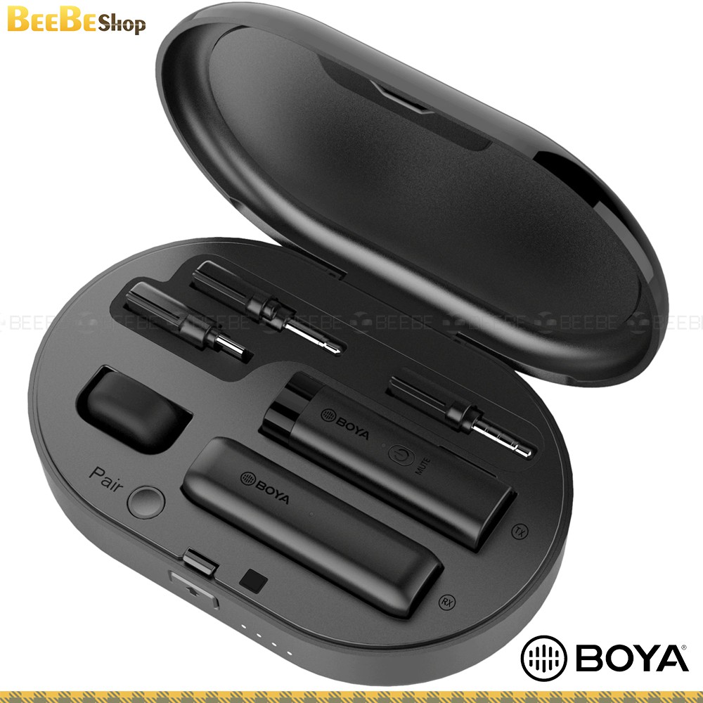 Boya BY-WM3D / BY-WM3U - Micro Không Dây True-Wireless Cho Các Thiết Bị Di Động, Android Smartphone, Cameras