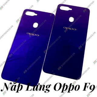 Lưng oppo F9 tím và xanh phỉ thúy