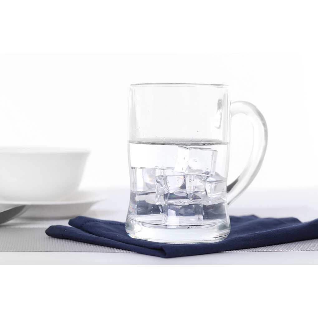 Bộ cốc  bia Luminarc Benidorm 6 chiếc có quai 450ml, cường lực tốt, dày dặn - G2616*6/15710*6