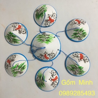 Chuông gió gốm hình nón