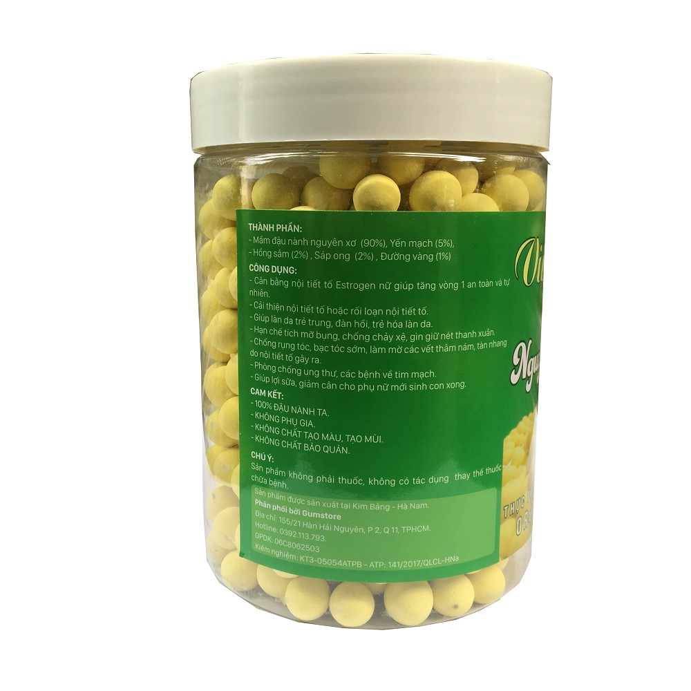 XƯỞNG SỈ VIÊN MẦM ĐẬU NÀNH NGUYÊN XƠ HÀNG CHUẨN NGON - hộp 500gr - Có check code - tăng size vòng 1. | BigBuy360 - bigbuy360.vn