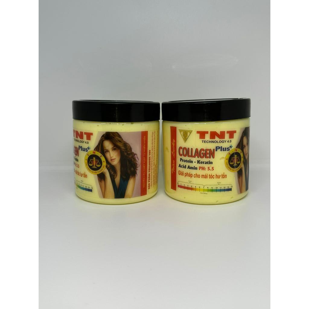 Hấp Dầu TNT Collagen Plus 568g Cải Thiện Tóc Hư Tổn Giúp Tóc Chắc Khoẻ Và Mềm Mượt