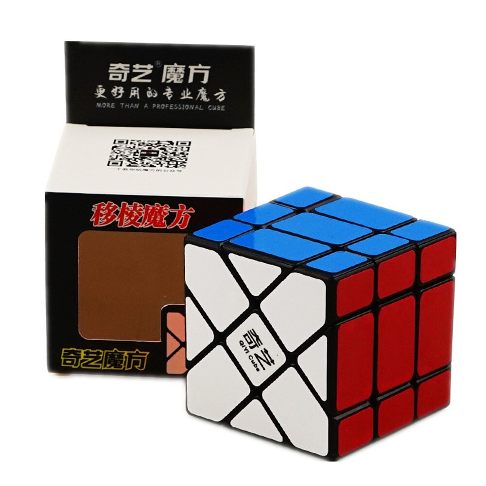 Rubik Fisher Cube 3 Qiyi Sticker Chính Hãng Chất Lượng Cao  - Rubik Biến thể cao cấp