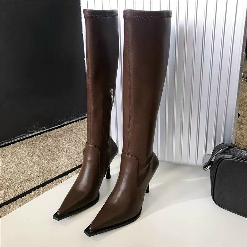Bôt, boot đùi mũi nhọn, 3 màu chuẩn L1.hàng qccc fullbox