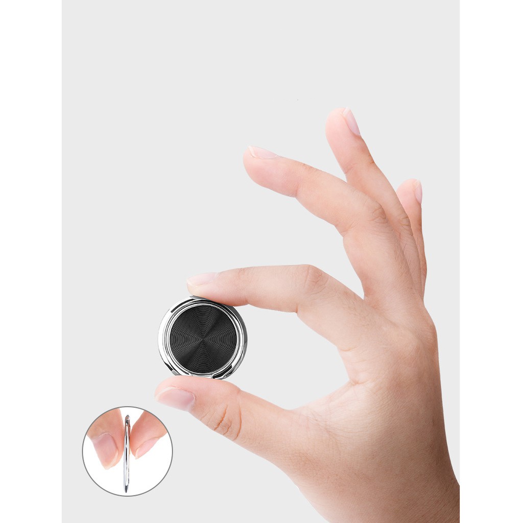 Iring Bella925 nhẫn điện thoại rotation gắn lưng làm giá đỡ điện thoại hình tròn