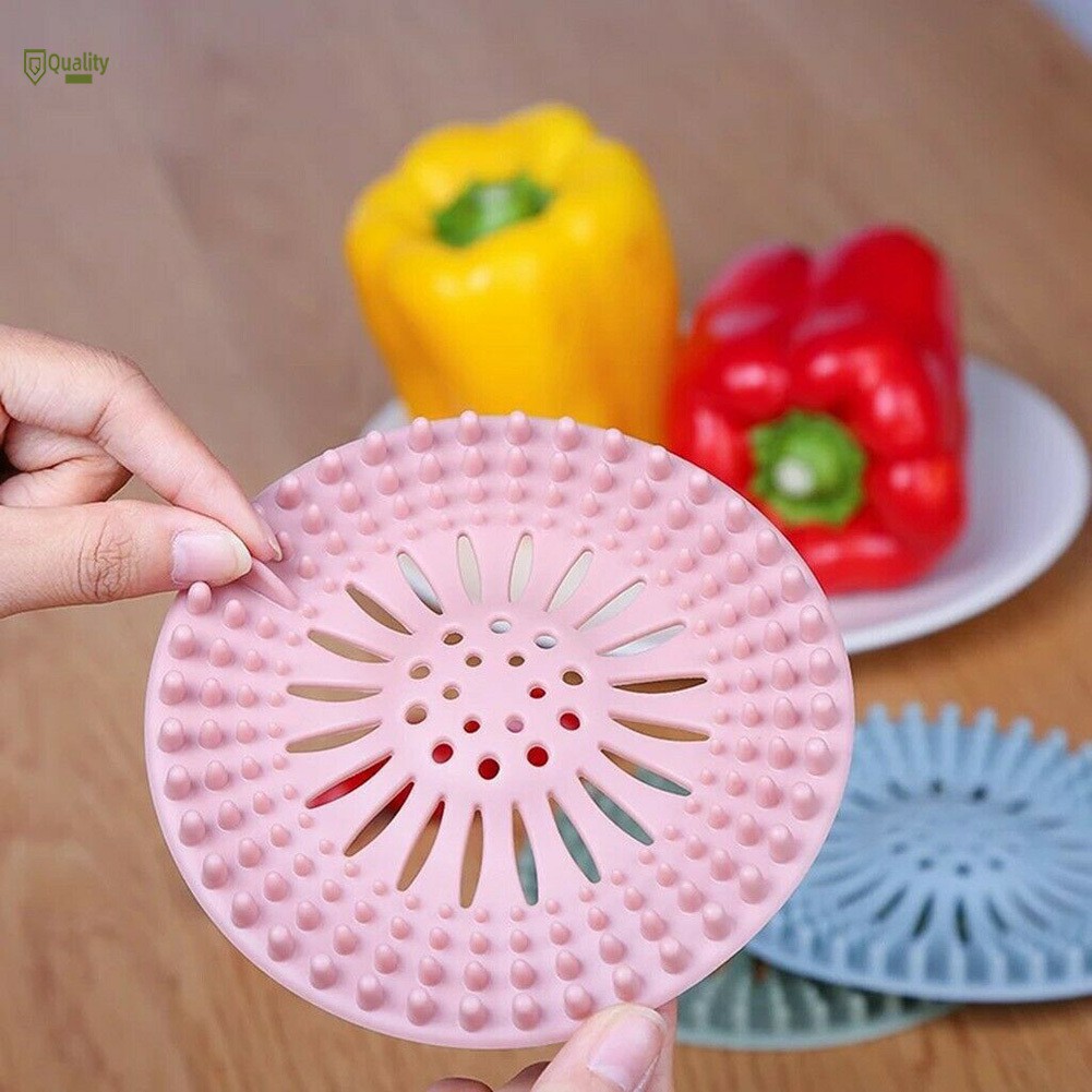 VN❤ Bathroom Drain Hair Catcher Stopper Plug Sink Strainer Filter Bath Shower Covers