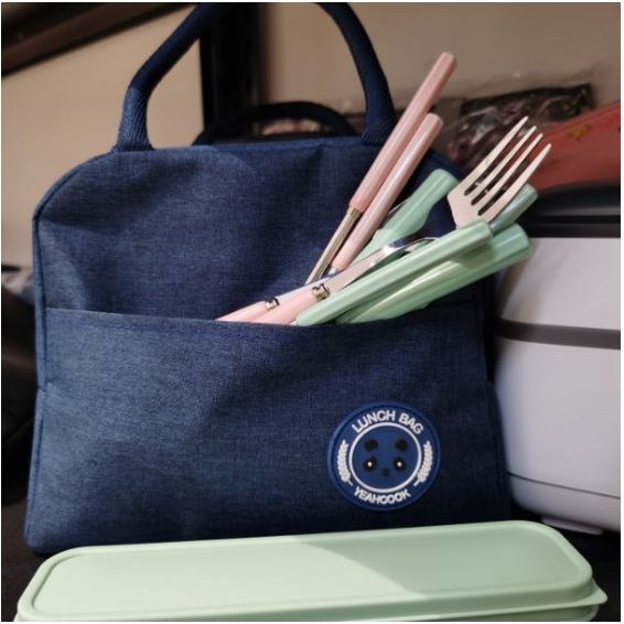 Túi đựng hộp cơm văn phòng Lunch bag cao cấp sang trọng