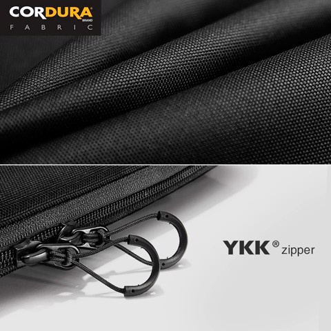 Túi chống sốc Tomtoc Protection Premium Macbook 15-16inch, chất liệu Cordura chống thấm tốt, ngăn chứa rộng rãi