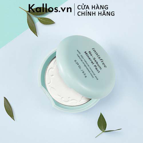 [TEM CHÍNH HÃNG] Phấn Phủ Kiềm Dầu Cấp Ẩm Innisfree No Sebum Mineral Powder, Moisture Powder, Mineral Pact