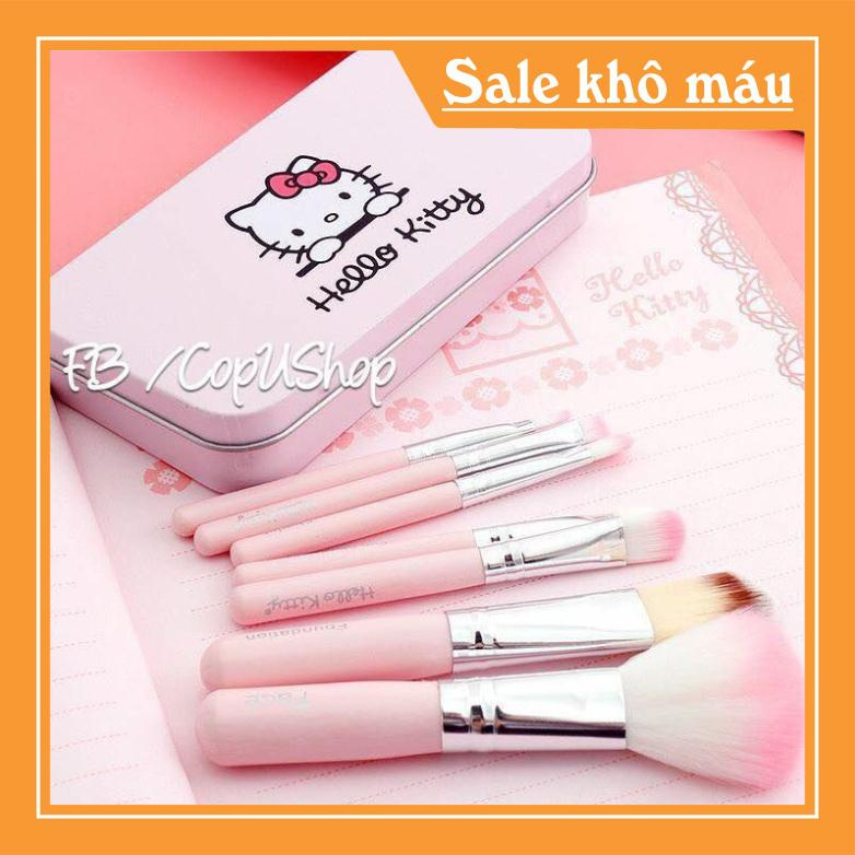 Bộ Cọ Trang Điểm Hello Kitty Đáng Yêu Nội Địa sỉ tốt - PIG PIG (hàng sẵn)