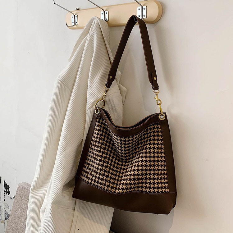 TÚI XÁCH ĐEO VAI NAM / NỮ / UNISEX DẠNG TOTE BẢN DÂY TO DA LỘN PHỐI PU KHỔ A4