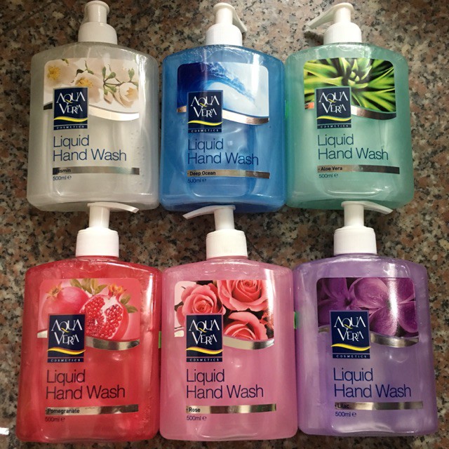 Nước rửa tay Aqua Vera 500ml - Liquid Hand Wash | BigBuy360 - bigbuy360.vn
