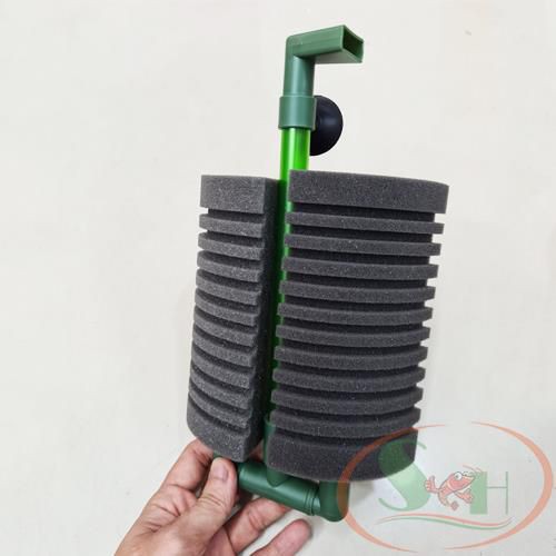 Lọc Bio Đôi Lớn Bông Tam Giác Atman Sponge Filter - L