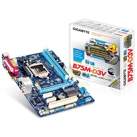 main GIGABYTE b75 D3V zin đẹp.có chặn main