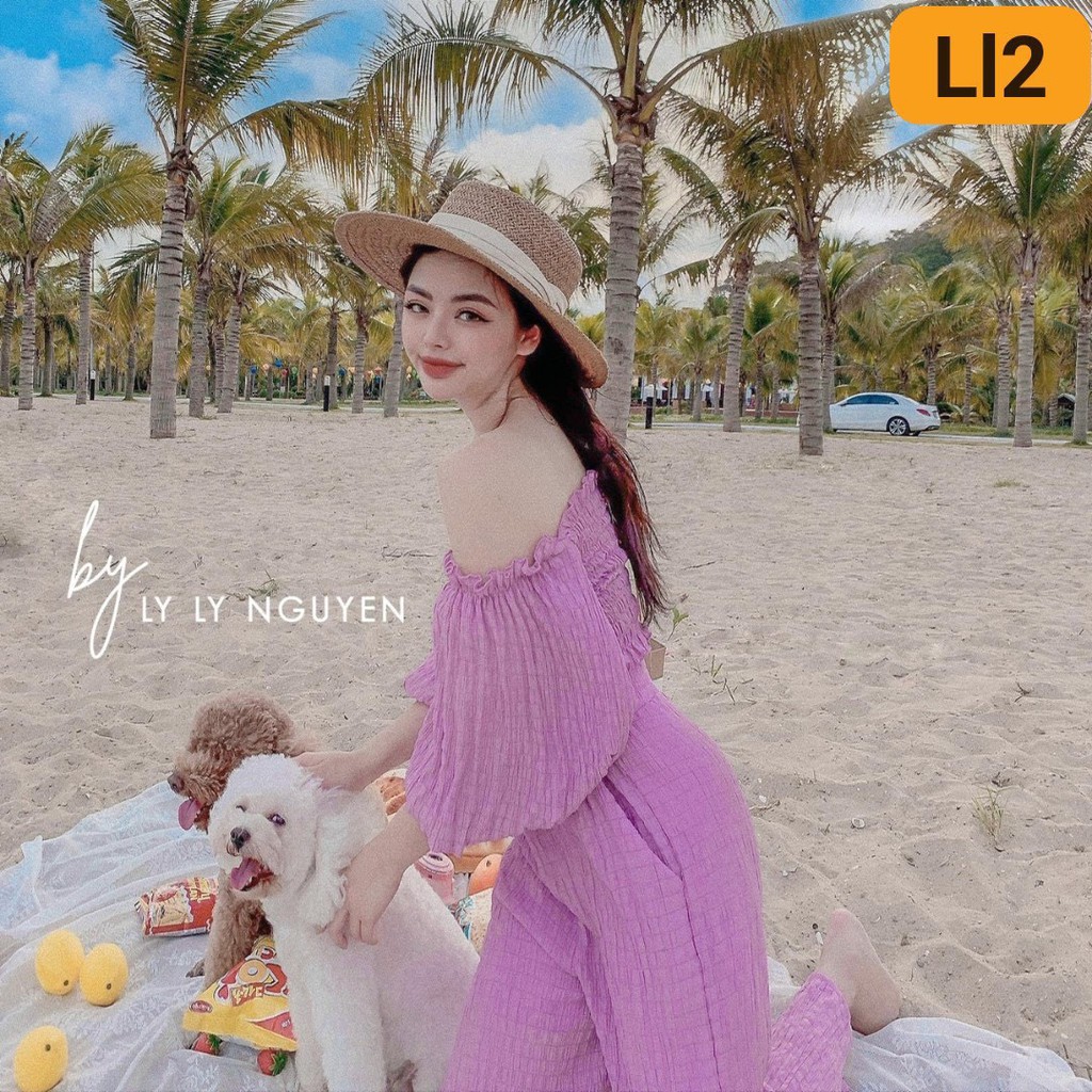 Set trễ vai chất xốp phồng xinh kèm mút đủ màu