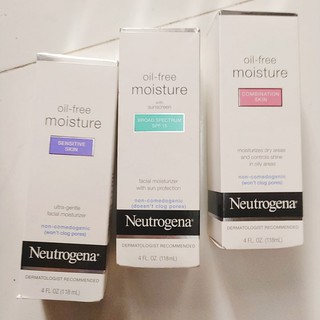 Kem dưỡng ẩm hằng ngày Neutrogena Oil Free Moisture 118ml (chuẩn Mỹ)