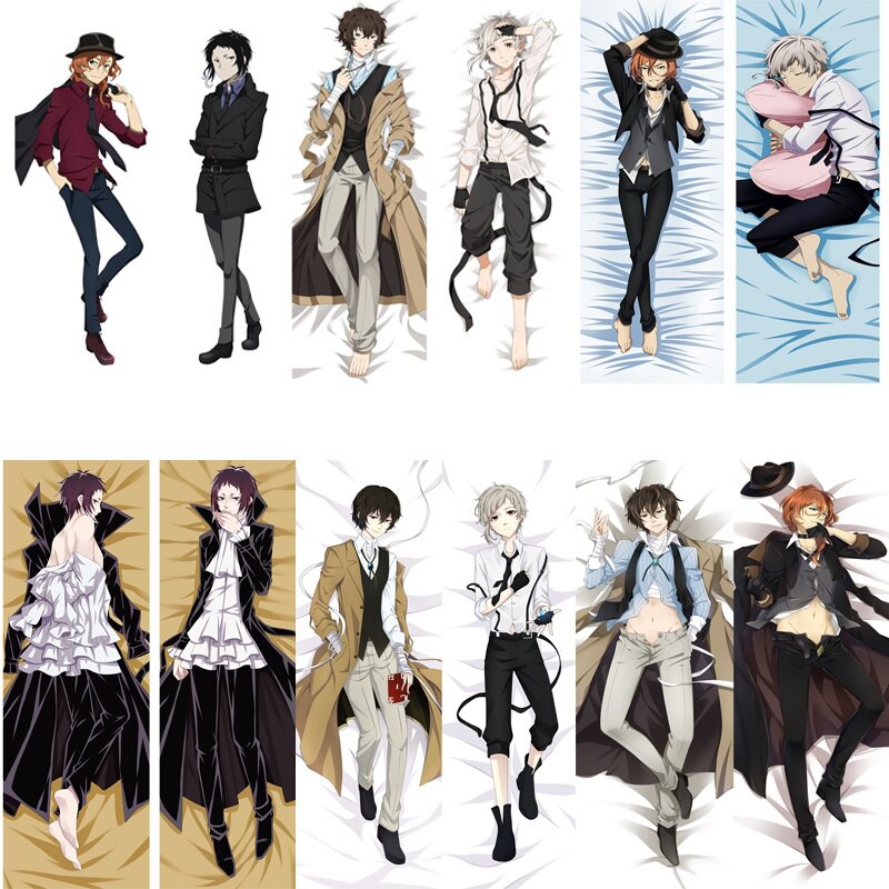 Vỏ gối ôm dài anime 1mx40cm in theo yêu cầu gửi mẫu(dakimakura nhiều mẫu)Haikyuu kimetsu no yaiba, Bungou Stray DogsDaka