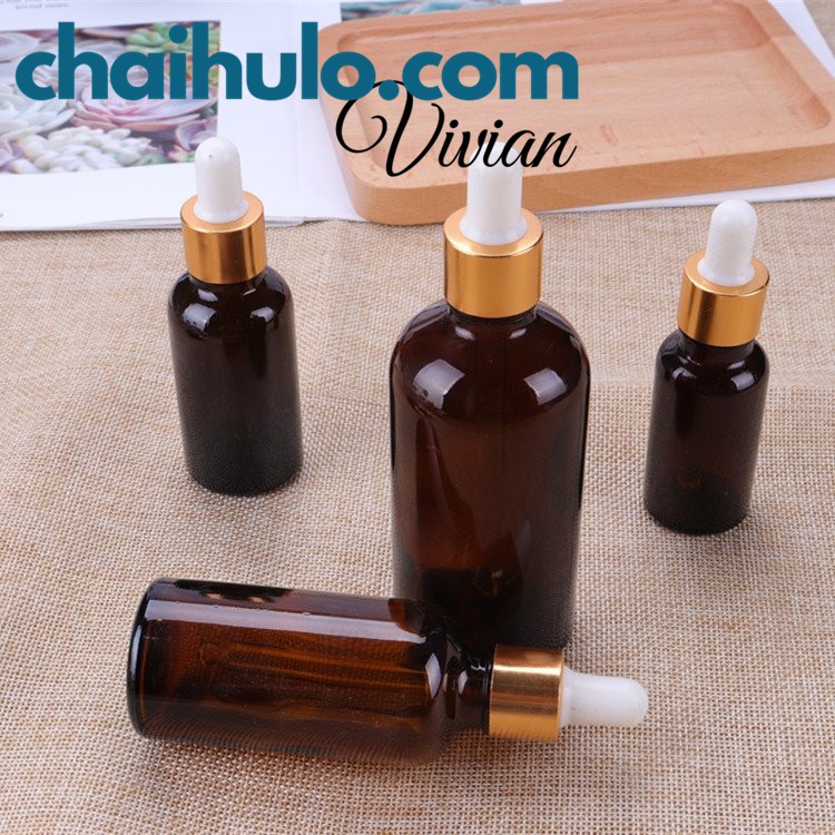 5ML-10ML Lọ Chiết Mỹ Phẩm Lọ Chiết Serum Mini Chai Lọ Thủy Tinh Đựng Tinh Dầu Màu Nâu/Trong Suốt Nắp Bóp Nhỏ Giọt