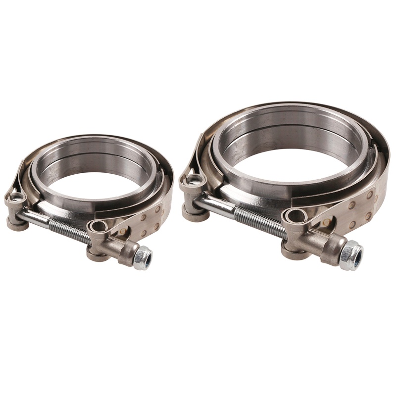 Kẹp Ống Xả Thải Nhanh Bằng Thép Không Gỉ Hình Chữ V Cho Turbo-Down
