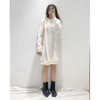 (FREESHIP) Đầm có mũ hàng xuất cao cấp Ulzzang