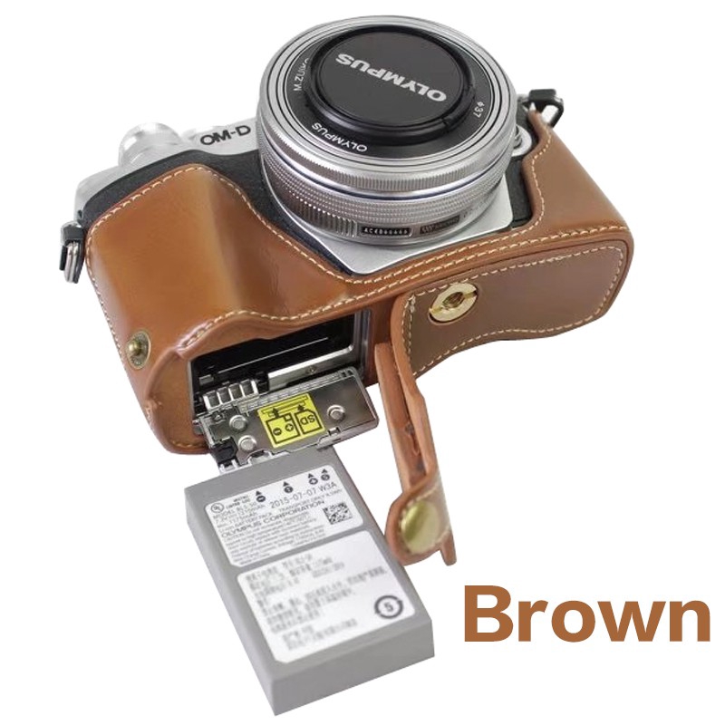 Bao da máy ảnh PU cho Olympus OM-D OMD E-M10 Mark III EM10III EM10 M3