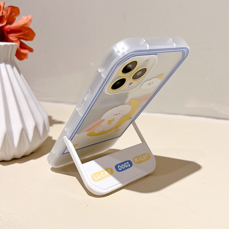 Ốp lưng iphoneỐp Điện Thoại  Kèm Giá Đỡ Tàng Hình Họa Tiết Hoạt Hình Dễ Thương Cho iphone 14 / 13Pro 12 / xs / 6 / 7 / 8PLUSDinuo case