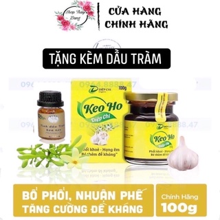 Kẹo ho Diệp Chi tặng dầu tràm cho bé