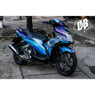 [D4B-Tem chuẩn xịn] Tem trùm xe NOUVO 6 DANGEROUS SHARK