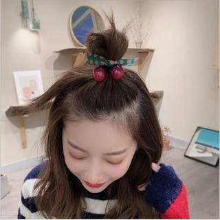 Chun buộc tóc hình quả cherry phong cách hàn quốc cho nữ