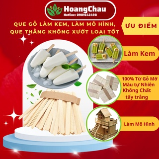 Túi 500gr-1kg que làm kem gỗ, que đè lưỡi, loại đẹp, làm mô hình nhiều kích thướt, giá rẻ, tiện lợi