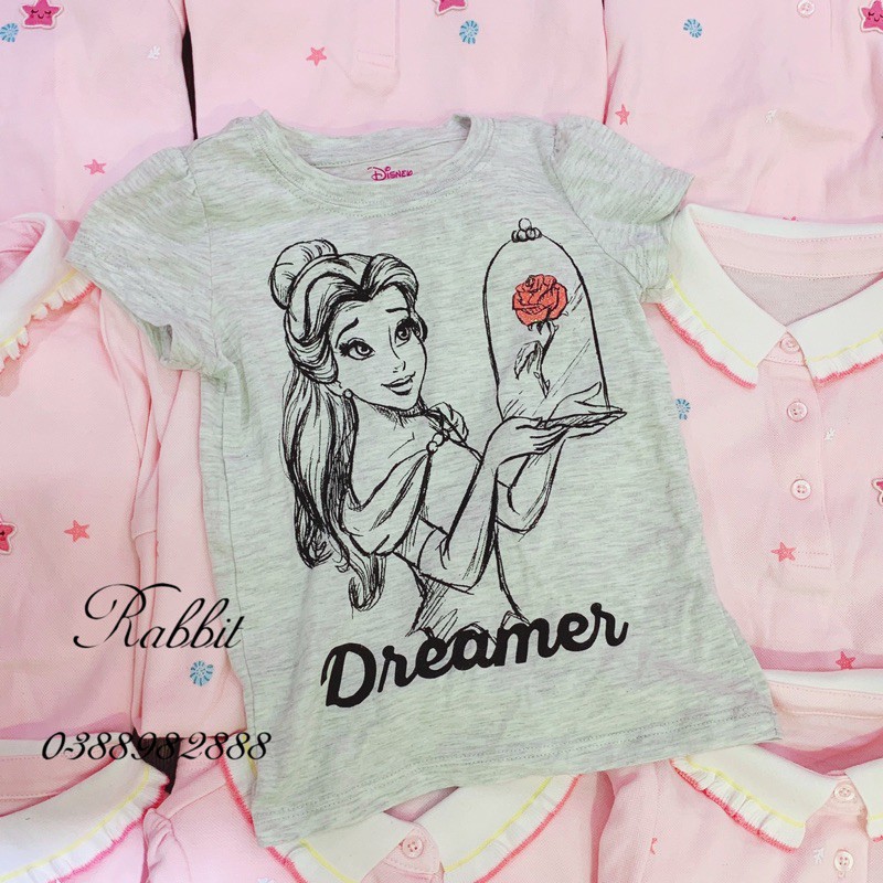 Áo thun cotton Disney bé gái - RABBITSHOP