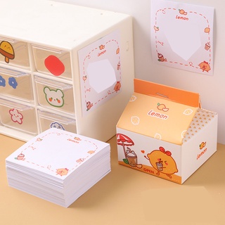 Giấy note hình hộp sữa (Nhiều mẫu kute) - 200 tờ