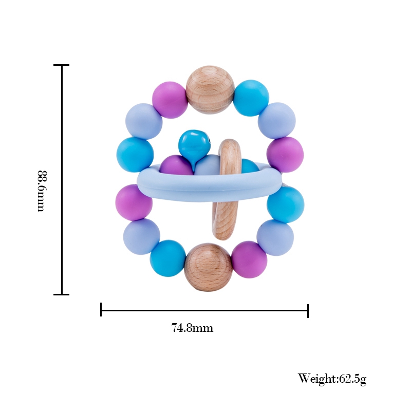 Đồ chơi MAMIMAMIHOME màu trái cây bằng silicon thích hợp cho bé mọc răng