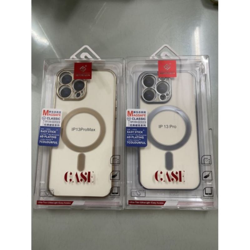 Ốp Lưng Trong Suốt Hỗ Trợ Sạc Không Dây MagSafe Iphone 13 Pro, 13 Pro max chính hãng kt