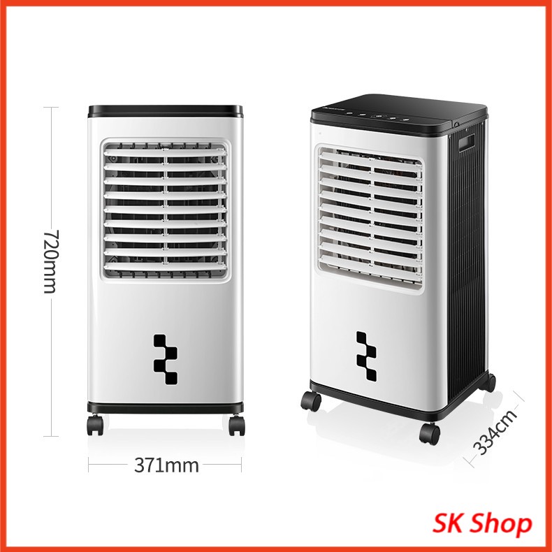 Quạt hơi nước Chigo 10L 80W , quạt điều hòa quạt thổi đá gia đình