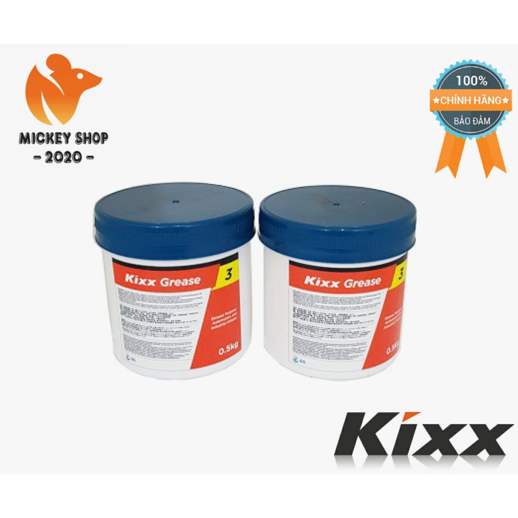 [Pro] Mỡ Bò Đa Dụng KIXX Grease 3 500g Chính Hãng - Mickey2020shop