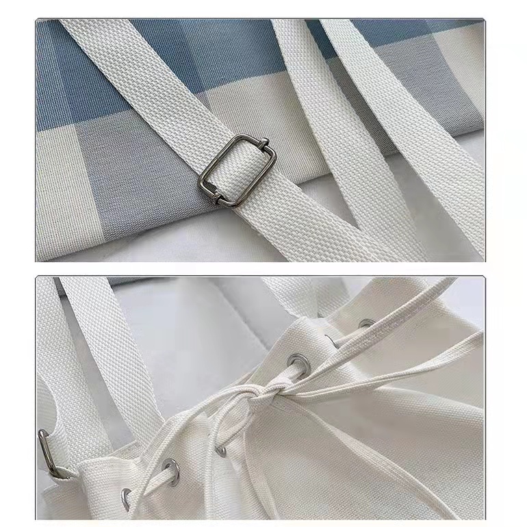 Túi tote vải canvas đựng đồ đi học cỡ lớn đựng vừa laptop phong cách ulzzang giá rẻ