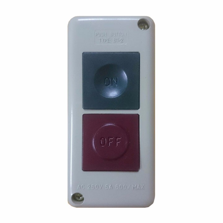 [Công tắc] Công tắc 2 nút nhấn nhả BT2 chuyên dụng (PUSH BUTTON)