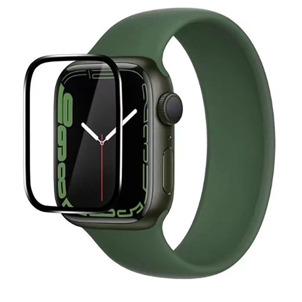 Miếng Dán 3D Trong Suốt Bảo Vệ Màn Hình Dùng Cho Apple Watch Series 7 6 5 4 41mm 45mm 38mm 40mm 42mm 44mm Ốp