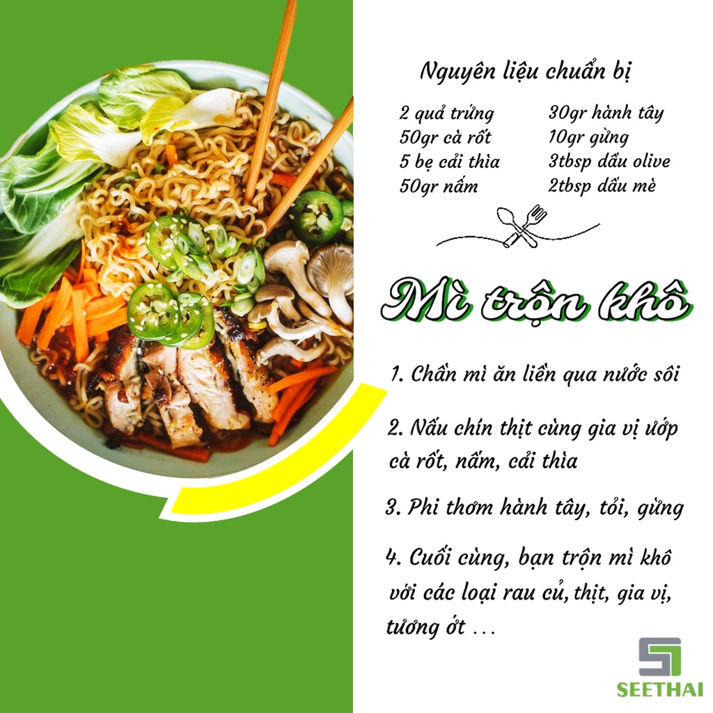 Mì ăn liền MAMA Thái Lan thịt bằm mì Thái Lan nhập khẩu - gói 60gr