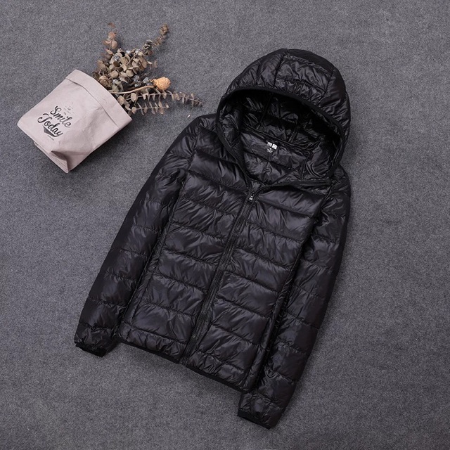 Áo phao lông vũ cho nữ siêu nhẹ loại có mũ | BigBuy360 - bigbuy360.vn