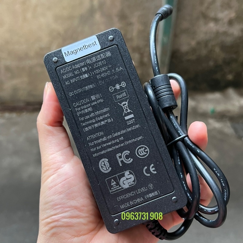 bộ nguồn 5v 10a loại tốt bảo hành 12 tháng