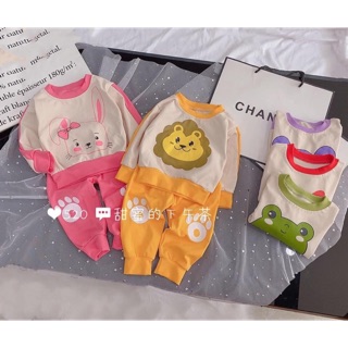 Bộ dài thú phối bàn chân bé trai/gái