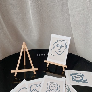 Giá đỡ chữ A để điện thoại, ảnh, card nhỏ gọn, tiện lợi, Giá đỡ bằng gỗ trang trí - Decor Fancy