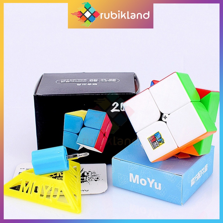 Rubik 2x2 MoYu MeiLong 2M M Series MoYu M MeiLong M Rubic 2 Tầng Nam Châm Stickerless Đồ Chơi Trí Tuệ Trẻ Em