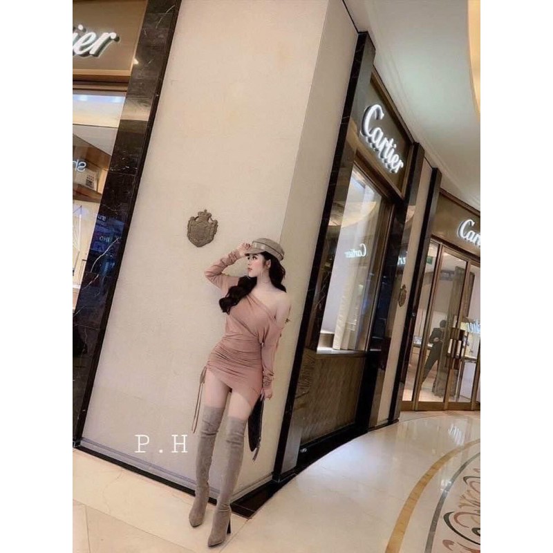 Body lệch vai tay dài