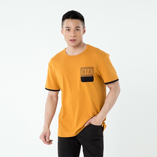 [Mã FASHIONGREEN15 giảm 10% đơn 99K] Áo Thun Nam CIZA Cotton Ngắn Tay Cổ Tròn In Hình Túi Ngực Dáng Thể Thao ATNR28