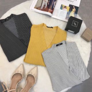 Áo cổ vạt chéo hịn đẹp